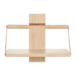 Estantería de pared Wood Wall Small 30x18x24 cm, Oak