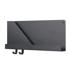Estantería Folded, pequeña, negro
