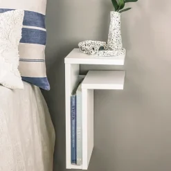 Estantería F-Shelf, blanco, estante hacia derecha