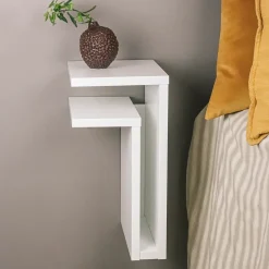 Estantería F-Shelf, blanco, estante hacia izquierda