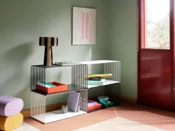 Estantería Panton Wire Extended 70x34,8x34,8 cm, Black