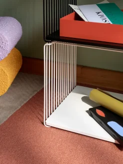 Estantería Panton Wire Single 34,8x34,8x34,8 cm, Snow