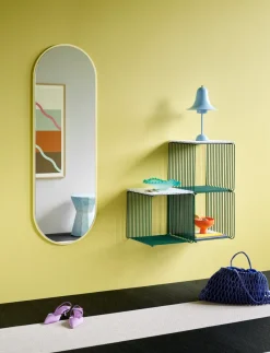 Estantería Panton Wire Single 34,8x34,8x34,8 cm, Pine