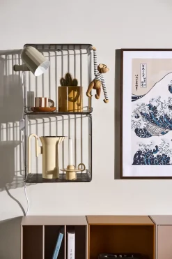 Estantería Panton Wire Single 34,8x34,8x34,8 cm, Chrome