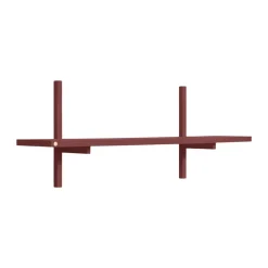Estantería para pared A-Light Shelf Special Edition, Wine red 90x21x35 cm