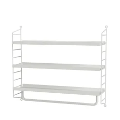 Estantería String Pocket metal, blanco