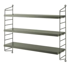 Estantería String Pocket sage, Sage (verde)