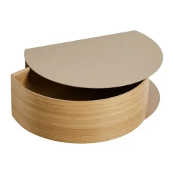 Estantería Wallie, Beige-roble