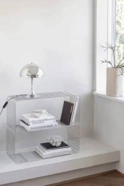 Estantería Wire, Chrome, 31x70x26 cm