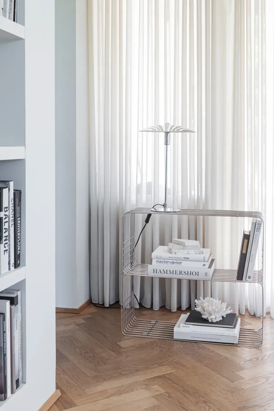 Estantería Wire, Chrome, 31x70x26 cm