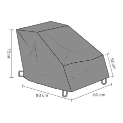 Funda protectora para Butaca Brafab, Negro 80 cm