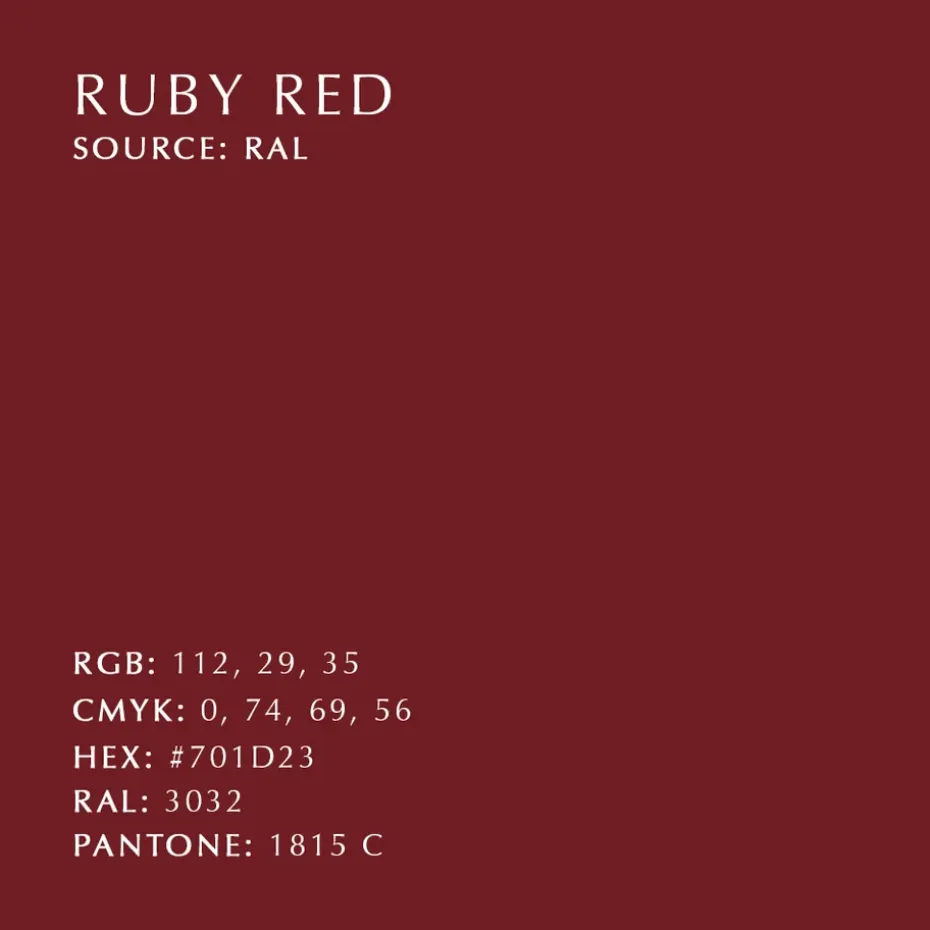 Gancho Butterflies mediano, Ruby red