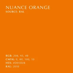 Gancho Butterflies mini, Nuance orange