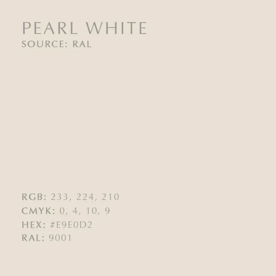 Gancho Butterflies mini, Pearl white