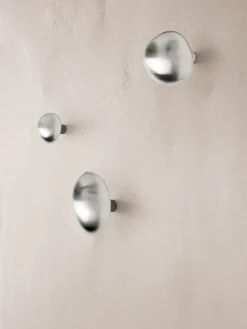 Gancho Chanterelle, Brushed stainless steel