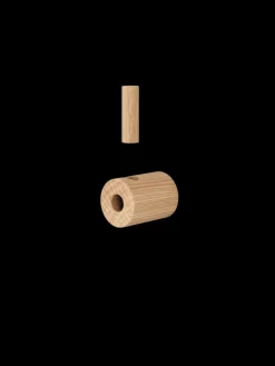 Gancho Moebe wooden wall hook, Roble