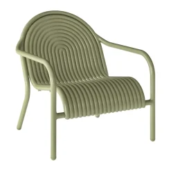 Groove lounge chair, Moss