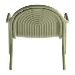 Groove lounge chair, Moss