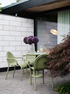 Groove lounge chair, Moss