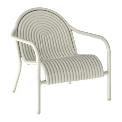 Groove lounge chair, Putty