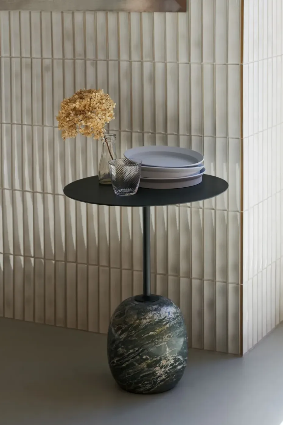 Lato Mesa LN8, Deep Green-Verde Alpi Marble