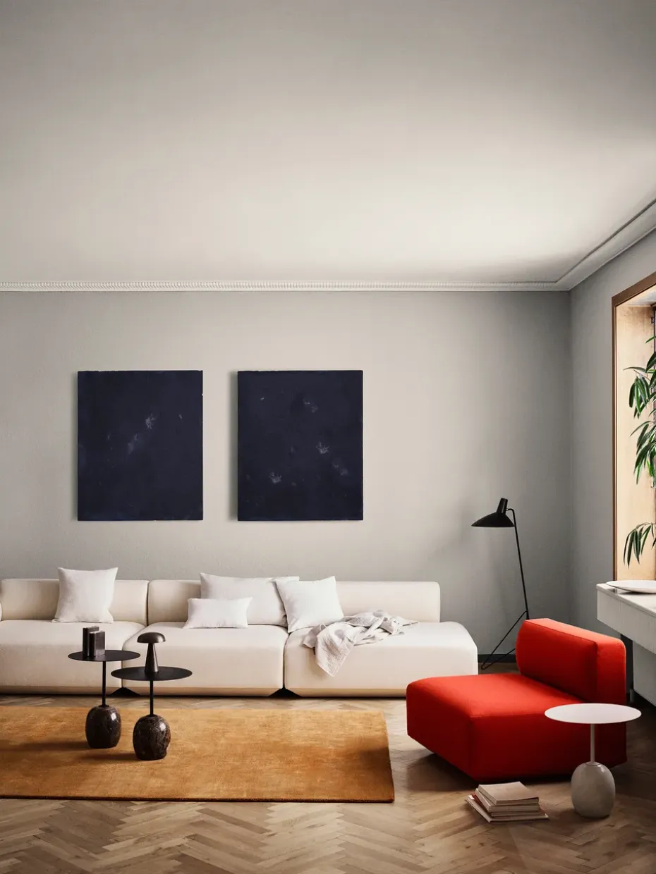 Lato Mesa LN8, Warm black-Emparador marble