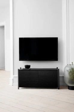 Librería Sceene bookcase G, Roble teñido negro