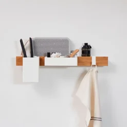 Listón magnético Flex Rail 60 cm, roble-blanco