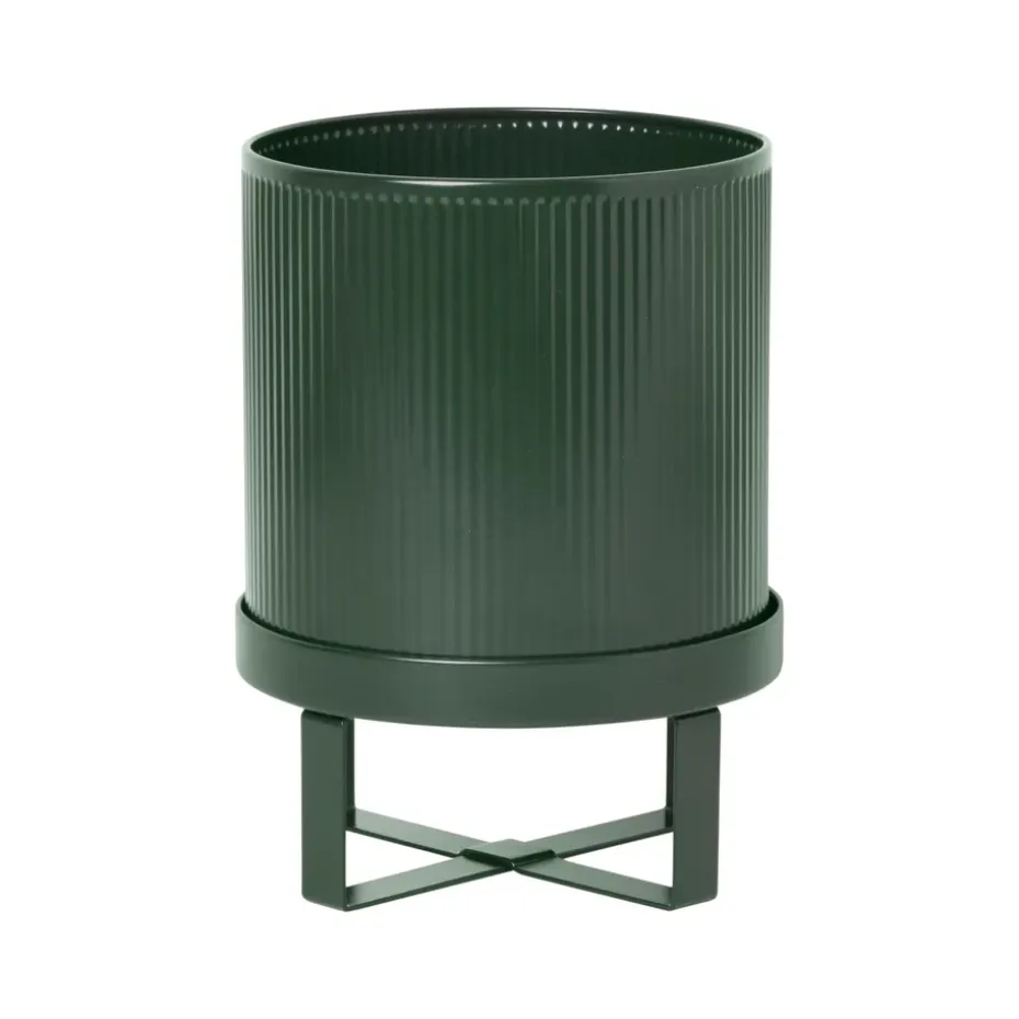 Maceta Bau small Ø18 cm, verde oscuro