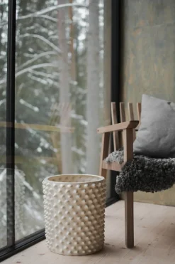 Maceta Cloudy vanilla, Large Ø33 cm