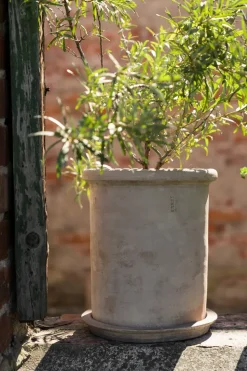 Maceta de terracota Ernst con plato, Ø25×28 cm