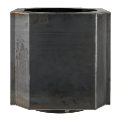 Maceta Funki M 40 cm, Raw Iron