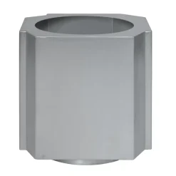 Maceta Funki XL 70 cm, Brushed Aluminium