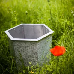 Maceta Hexagon, Negro, no. 1