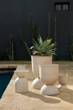 Maceta Hourglass extra small Ø21 cm, Cashmere