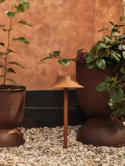 Maceta Hourglass pequeña Ø30 cm, Rust