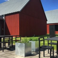 Maceta Jorda, Galvanizado, 40x40cm