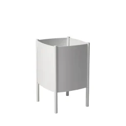 Maceta Konvex Pot, Blanco, pequeña Ø23 cm