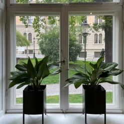 Maceta Konvex Pot, Blanco, grande Ø47 cm