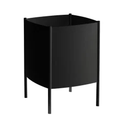 Maceta Konvex Pot, Negro, grande Ø47 cm