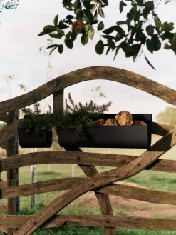 Maceta para balcón Uma small 20 cm, Black