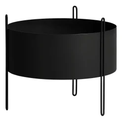 Maceta Pidestall mediana Ø40 cm, negro