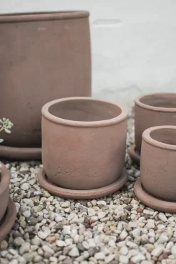 Maceta Terra, Brown, Ø18×18 cm