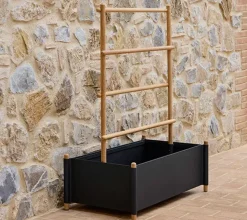 Macetero Sticks 57x103 cm, Lava grey