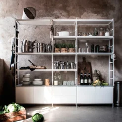 Módulo de cajón Molto 560, Blanco, incl. marco de metal blanco