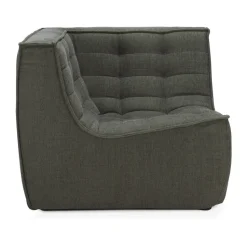 Módulo de esquina N701 recto, Tela Moss Eco