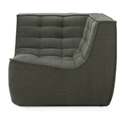 Módulo de esquina N701 recto, Tela Moss Eco