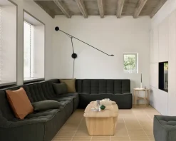 Módulo de esquina N701 recto, Tela Moss Eco