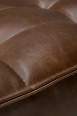 Módulo de esquina N701 redondeado 90°, Cuero Chestnut