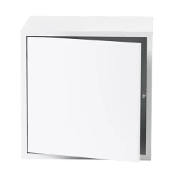 Módulo de estantería Stacked 2.0 con puerta, mediano, blanco